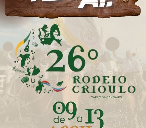 Confirmado o 26º Rodeio Crioulo de Capão da Canoa