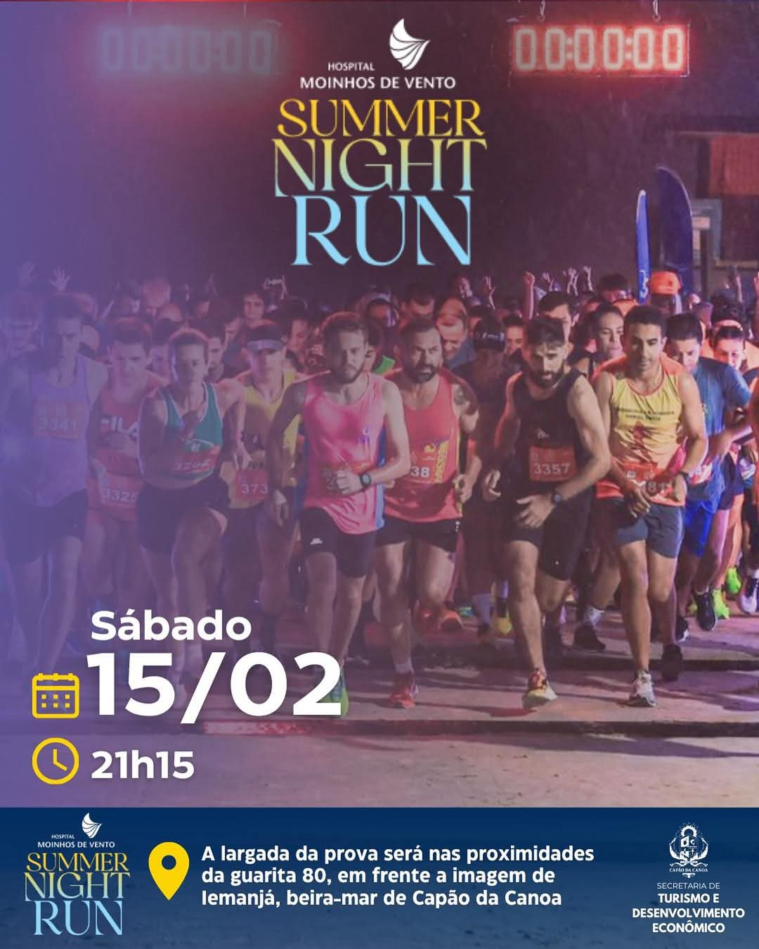 Vem aí a Summer Night Run em Capão da Canoa