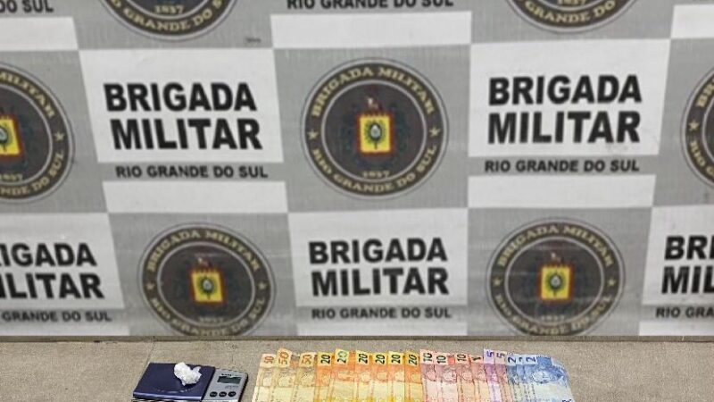 Brigada Militar intercepta ponto de tráfico e prende homem em Capão da Canoa