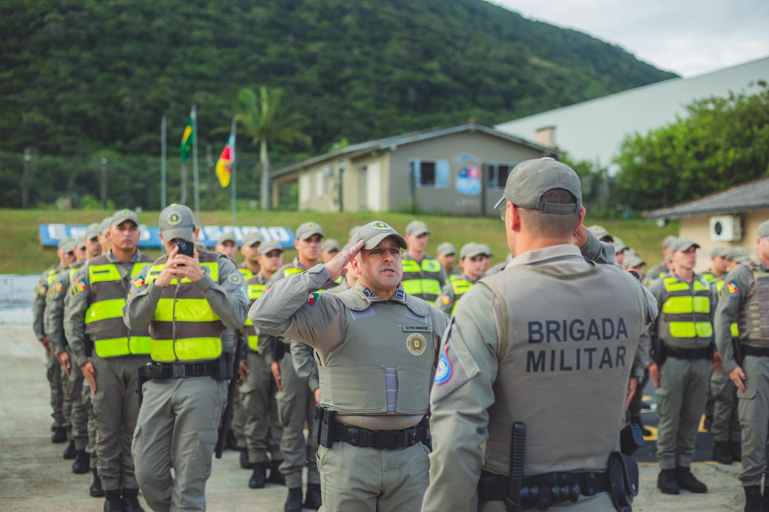 Brigada Militar realiza mais uma edição da Operação Batalhão-Escola com reforço de 392 policiais em formação no Litoral Norte