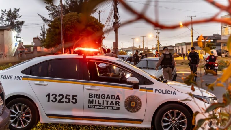 Brigada Militar prende autor de duplo homicídio logo após o crime em Capão da Canoa