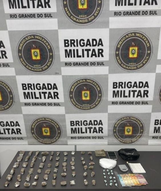 Brigada Militar apreende grande quantidade de drogas durante Operação Carnaval em Tramandaí