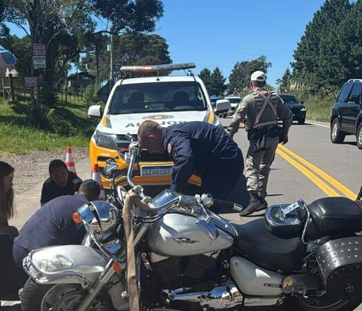 Brigada Militar realiza remoção vítima de acidente na Rota do Sol