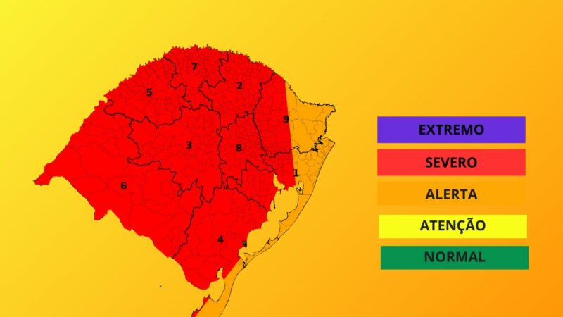 RS tem previsão de altas temperaturas até domingo