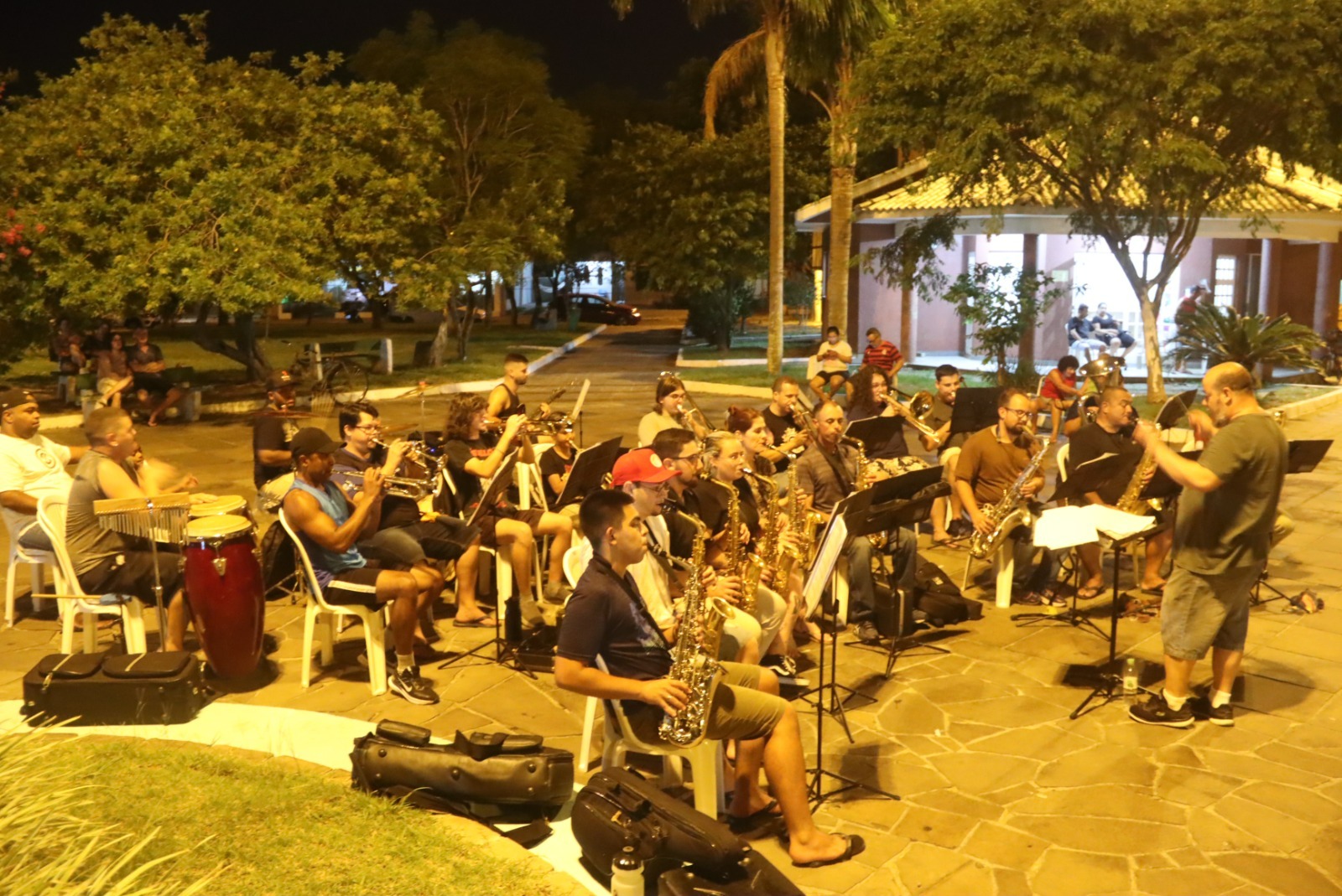 Ensaio ao ar livre da Banda Municipal será na Praça das Carretas nesta terça-feira