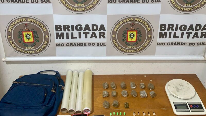 Drogas são apreendidas com dupla feminina em Balneário Pinhal