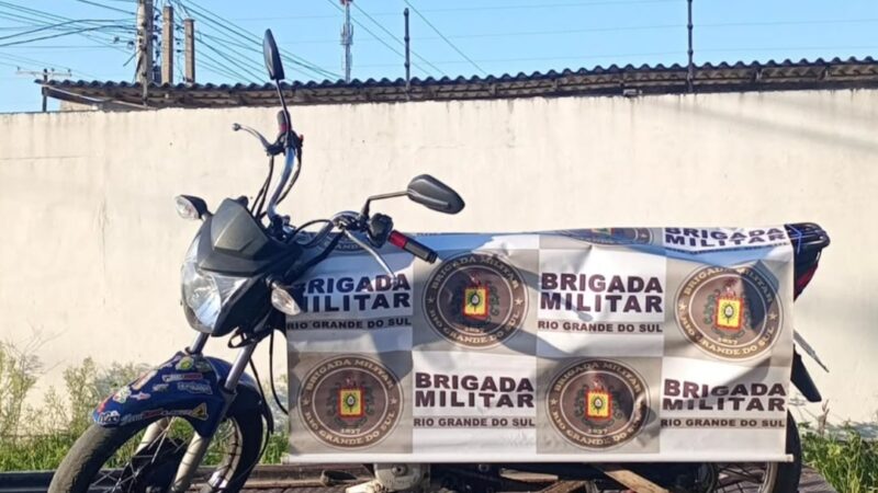 Brigada Militar apreende motocicleta adulterada em Nova Tramandaí