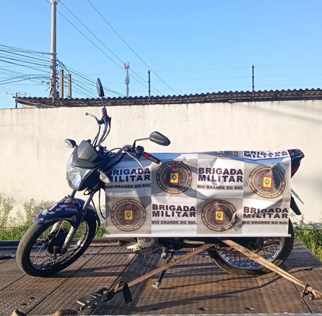 Brigada Militar apreende motocicleta adulterada em Nova Tramandaí