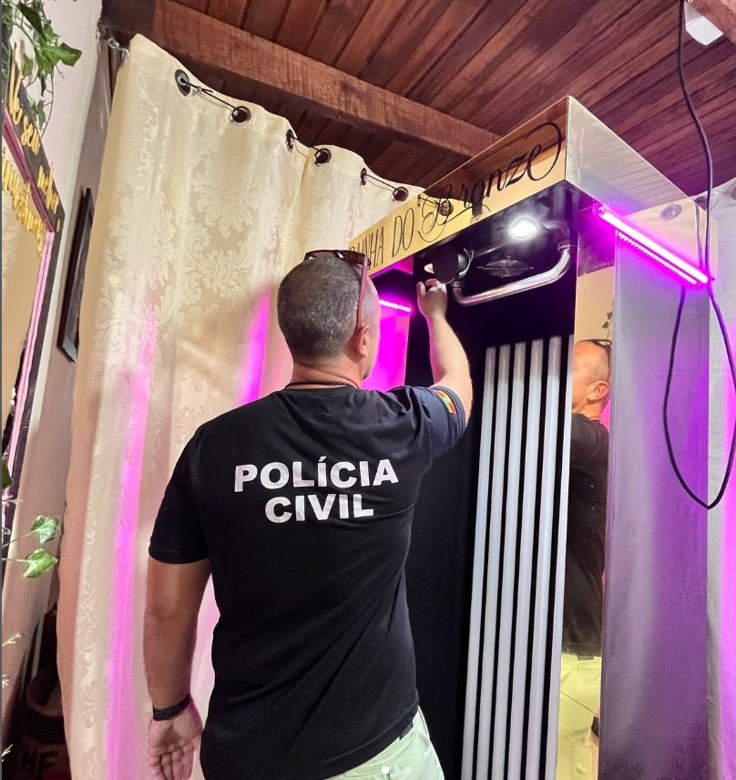 POLÍCIA CIVIL APREENDE CÂMARAS DE BRONZEAMENTO ARTIFICIAL EM DUAS ESTÉTICAS DE CIDREIRA