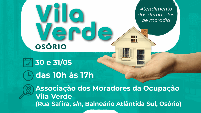 Defensoria Pública promove mutirão de atendimento na ocupação Vila Verde em Osório