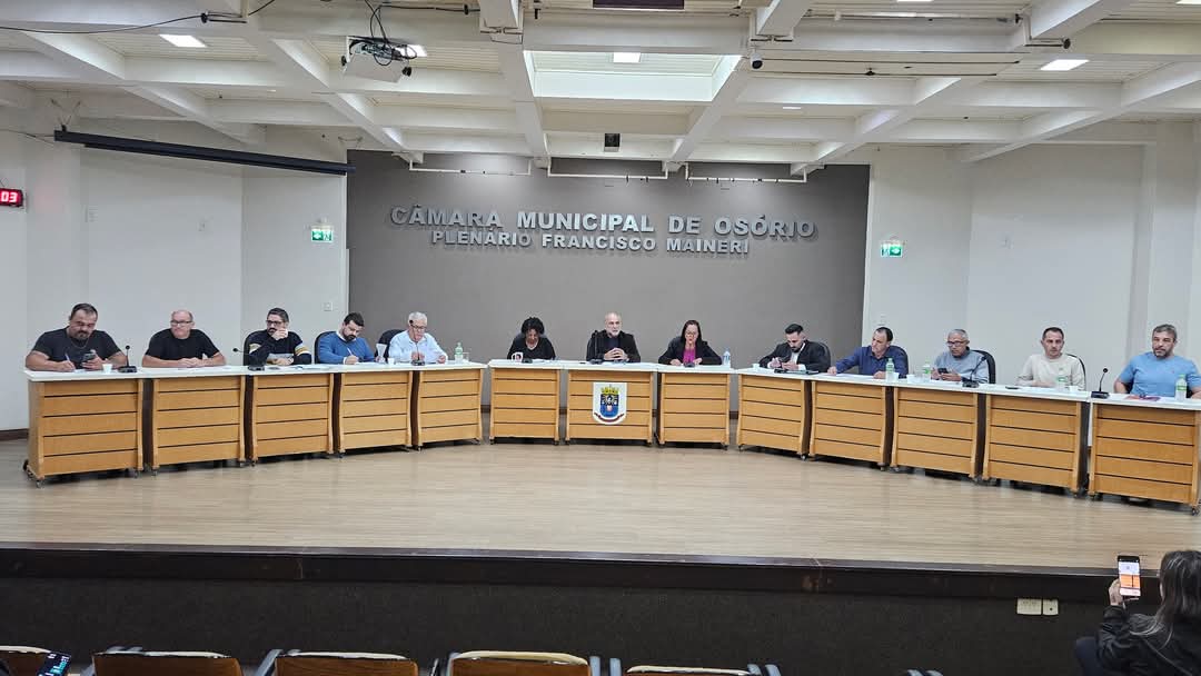 Sessão da Câmara de Osório é marcada por pauta diversificada