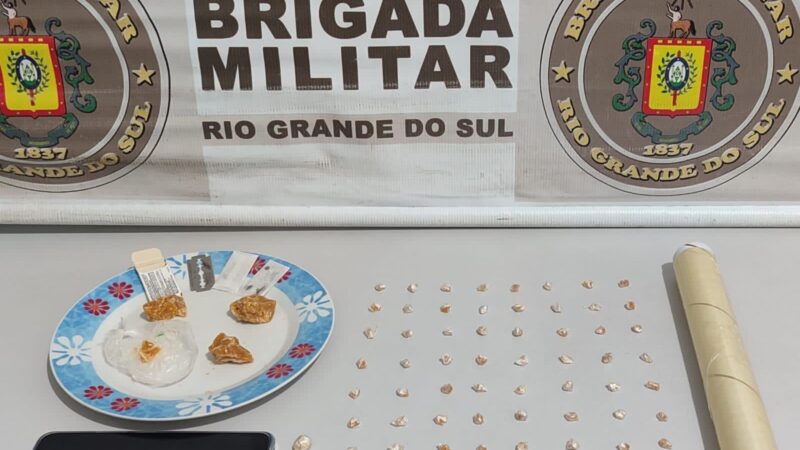 Mulher é presa por tráfico em Osório