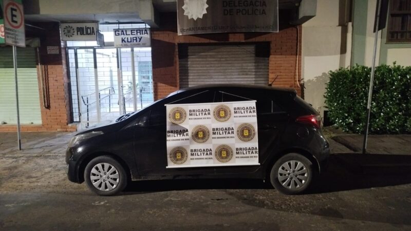 BM prende dupla conduzindo veículo clonado a 160km/h em Santo Antônio da Patrulha