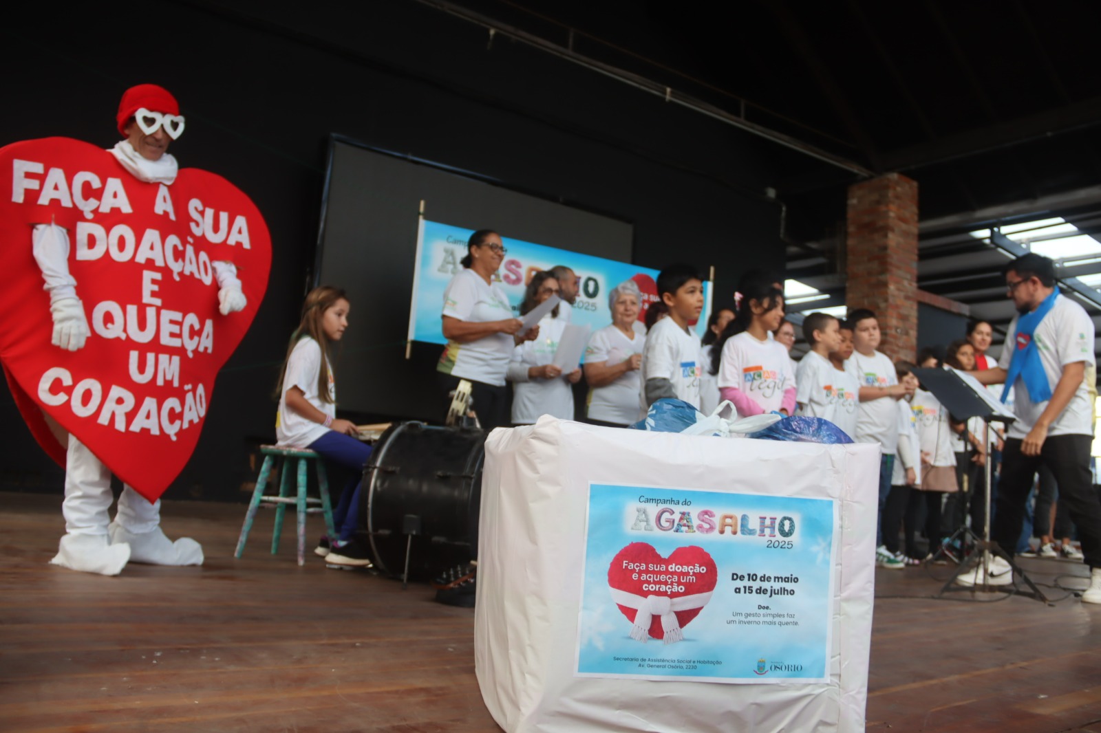 Com o frio se aproximando, Osório lança Campanha do Agasalho 2025 com carreata e apresentações culturais