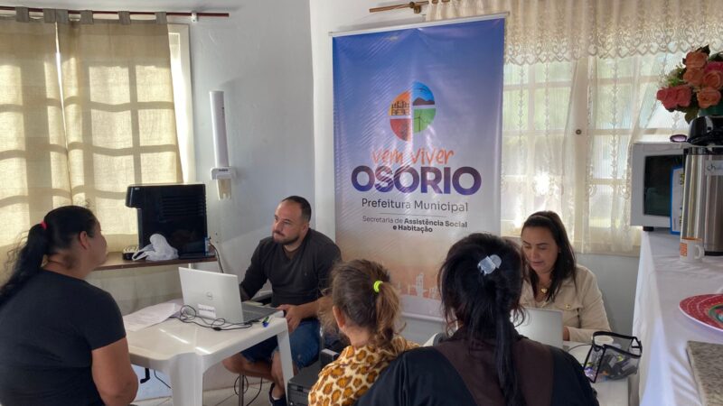 Primeira edição do projeto Secretaria Itinerante da Assistência Social e Habitação realizou 169 atendimentos em Atlântida Sul