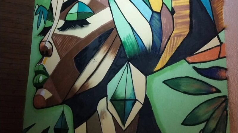 Centro Cultural José do Patrocínio recebe pintura em grafite na abertura da Semana do Hip-Hop de Osório