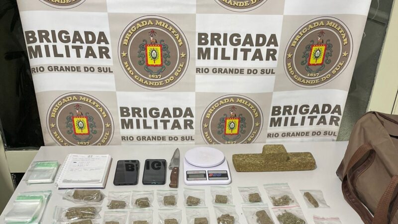 Duas ações da BM resultam em três presos e apreensão de mais de 1,6 kg de drogas no Litoral Norte