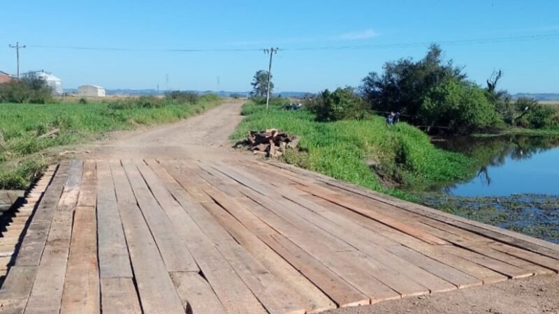 Ponte do Rio da Galinha é restaurada em parceria entre as prefeituras de Osório e Santo Antônio da Patrulha