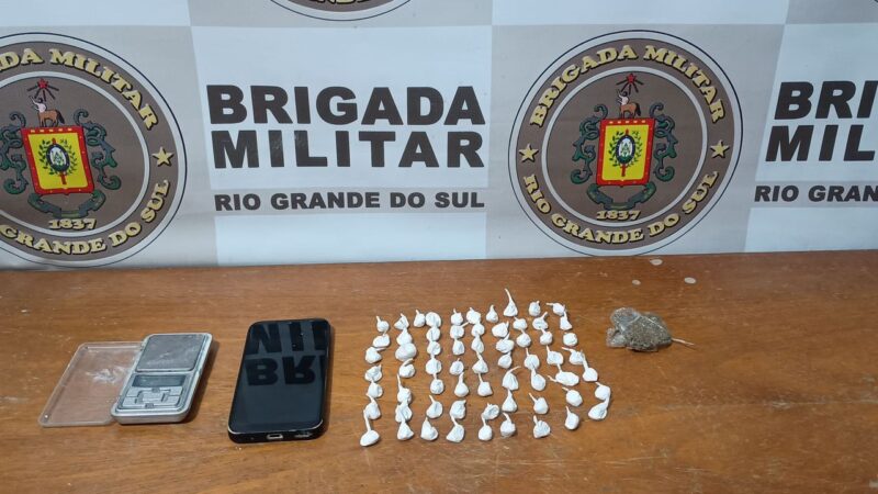 Homem é preso por tráfico de drogas em Palmares do Sul