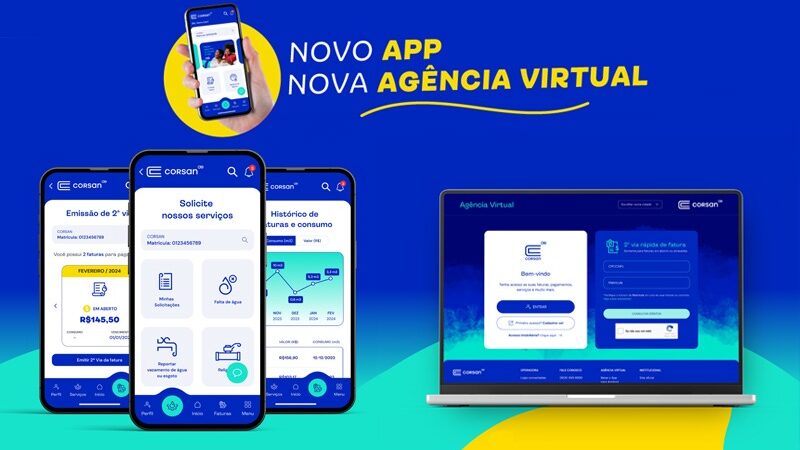 Corsan moderniza atendimento com novas plataformas virtuais