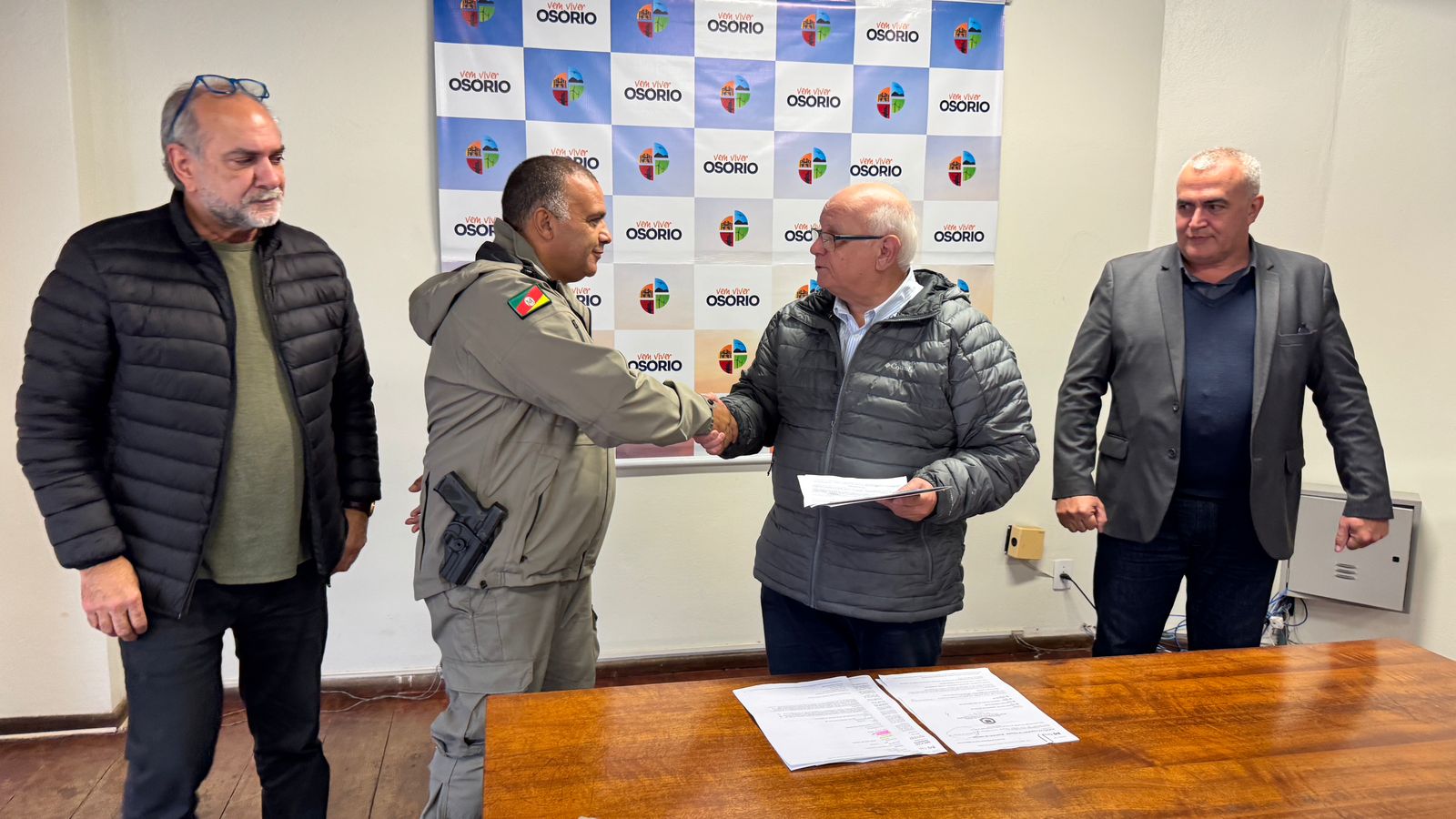 Prefeitura de Osório assina convênio com o Detran e Brigada Militar volta a fiscalizar o trânsito na cidade