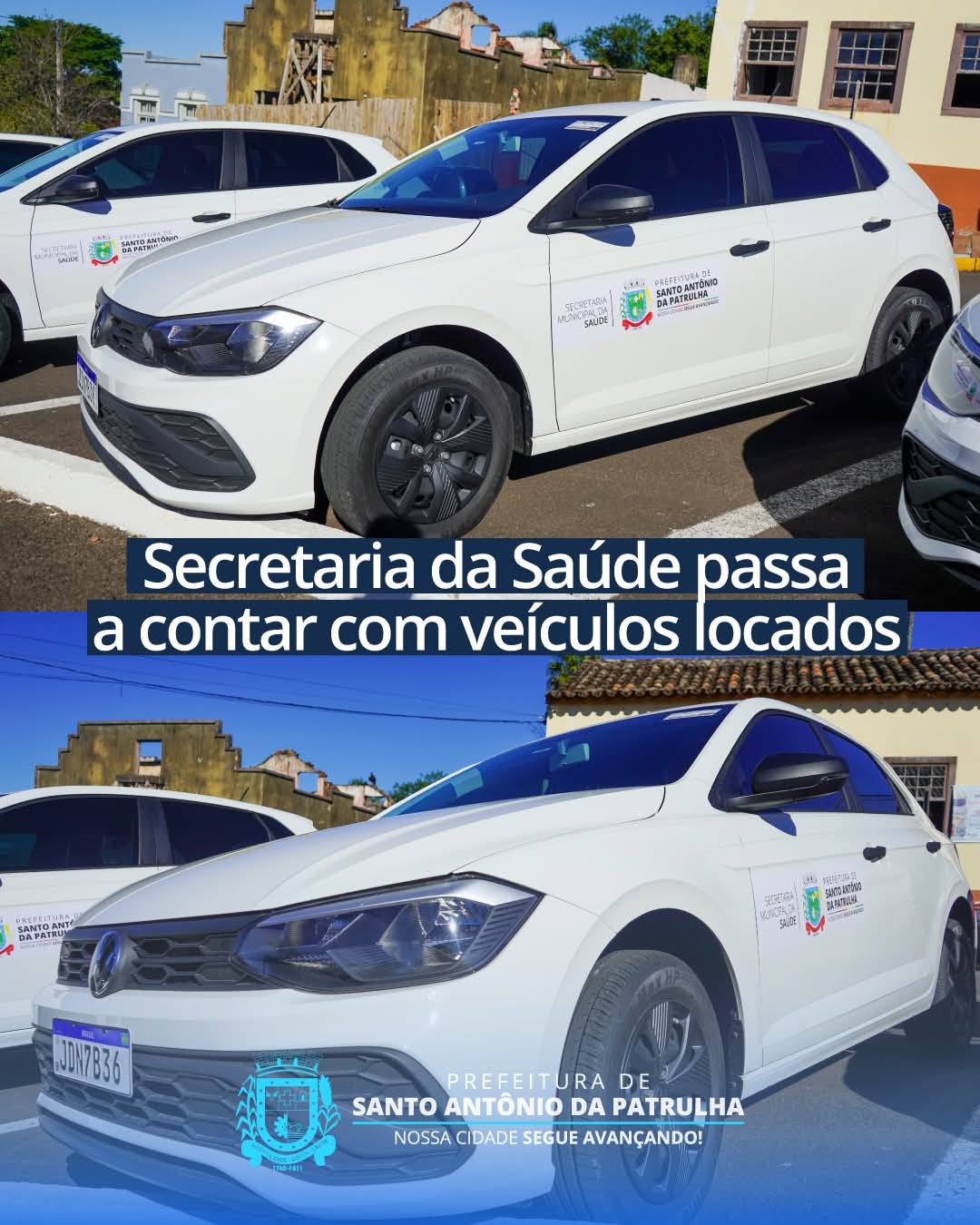 Secretaria da Saúde passa a contar com quatro novos veículos em Santo Antônio da Patrulha