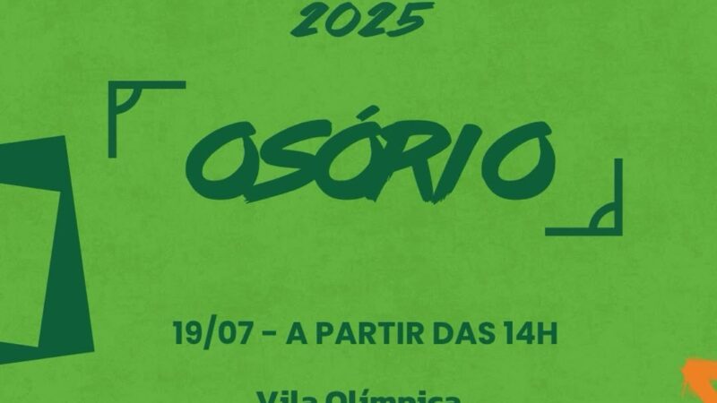 Sábado terá Taça das Favelas RS na Vila Olímpica em Osório