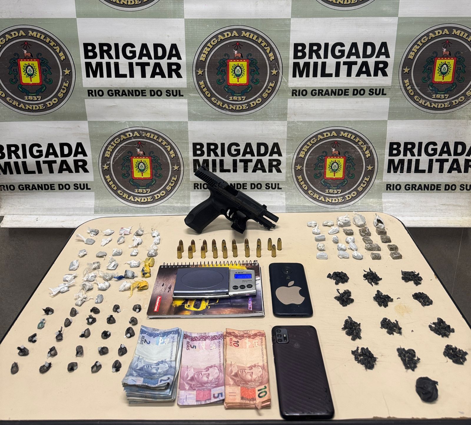 Dois homens são presos com drogas em Capão da Canoa