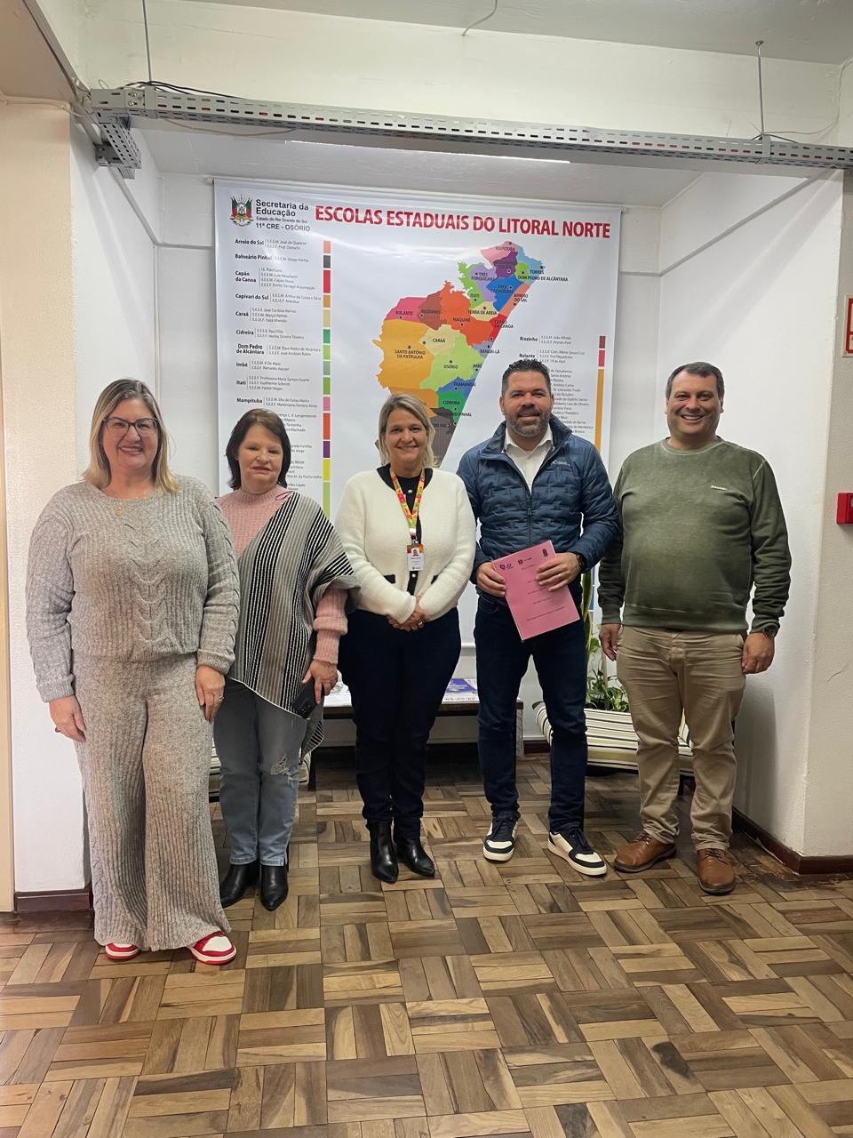 Reunião define a volta do Fórum Internacional de Educação de Osório para 2026