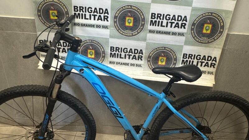 Brigada Militar recupera bicicleta furtada em Capão da Canoa