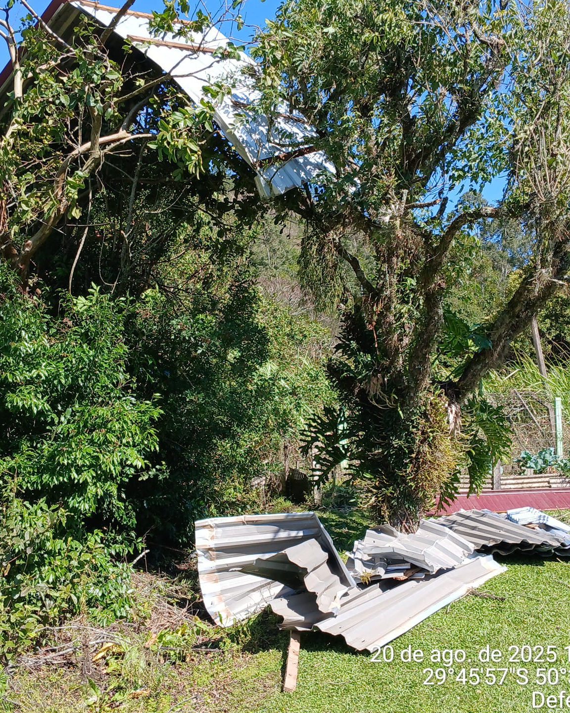 Ciclone extratropical causa estragos em Santo Antônio da Patrulha