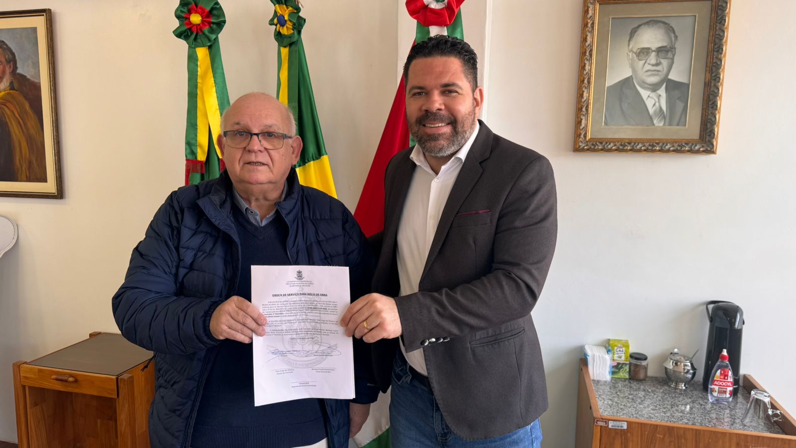 Assinada a Ordem de Serviço para o início da construção da Escola de Educação Infantil no bairro Panorâmico