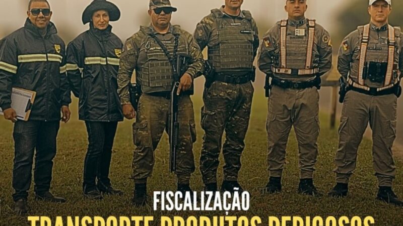 Brigada Militar realiza fiscalização de transporte de produtos perigosos em Torres