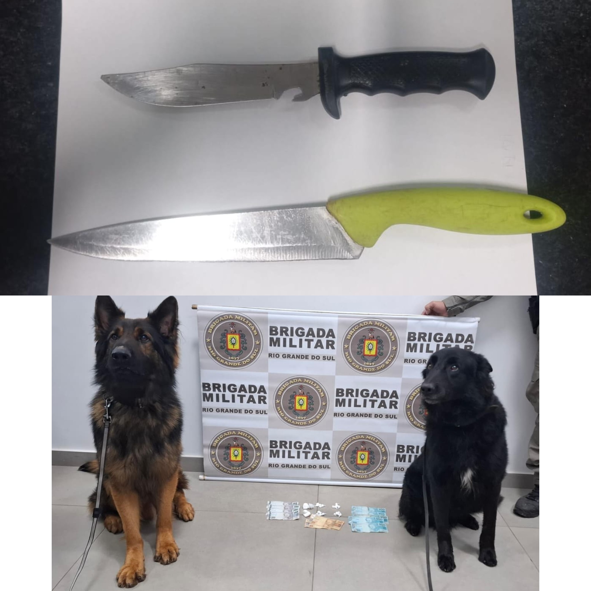 Brigada Militar realiza prisões por tentativa de roubo e tráfico de drogas em Tramandaí