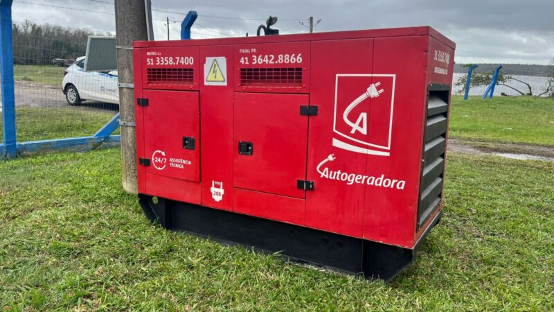 Ciclone extratropical: Corsan investe mais de R$500 mil na locação de geradores de energia para garantir o abastecimento de água no Litoral Norte