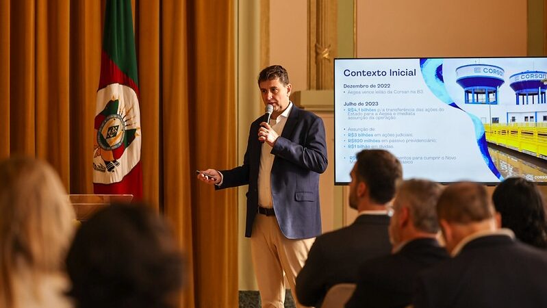 Corsan completa dois anos sob nova gestão com investimentos recordes, salto em obras e plano estruturante para o futuro do saneamento gaúcho