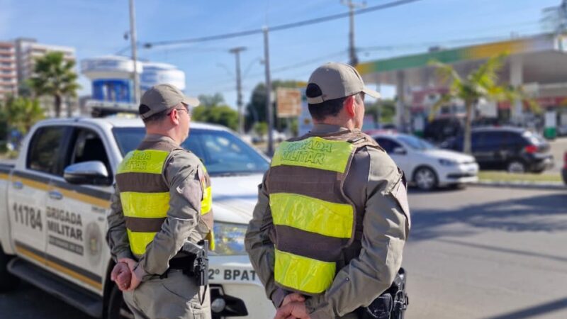 Reforço no policiamento na área central das cidades do Litoral Norte