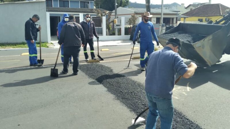 Prefeitura de Osório conclui operação tapa-buracos em ruas da cidade