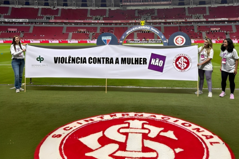 Defensoria Pública e Internacional realizam ação alusiva ao Agosto Lilás