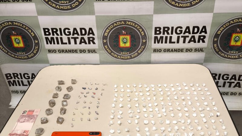 BM realiza prisões por tráfico de drogas em Capão da Canoa e Xangri-Lá