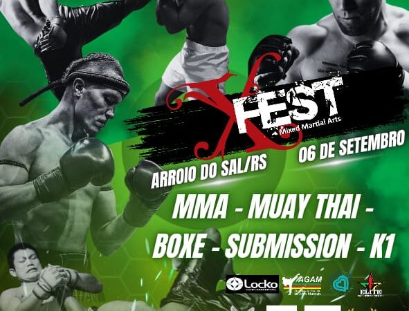 Arroio do Sal sedia pela primeira vez o X Fest MMA, evento de artes marciais