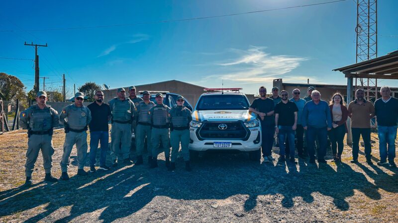 8°BPM reforça segurança com reinauguração da sede do Pelotão, viatura e videomonitoramento em Balneário Pinhal
