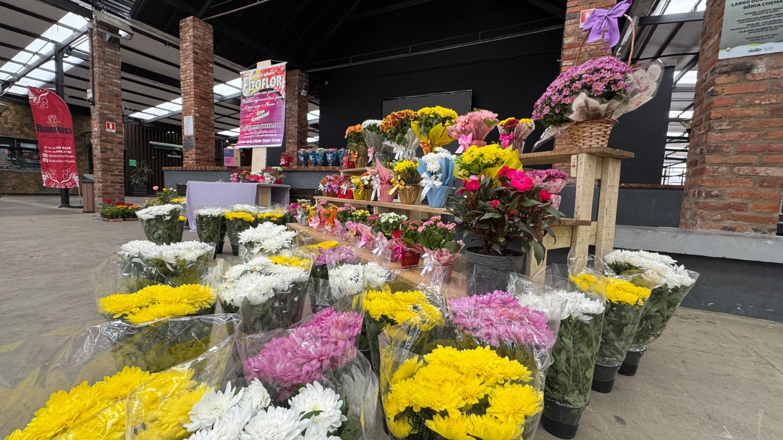 22ª Feira de Flores ocorre no Largo dos Estudantes Sônia Chemale em Osório