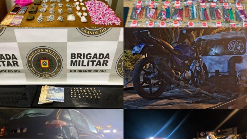 Brigada Militar realiza ações e apreende mais de 850 porções de drogas no Litoral Norte