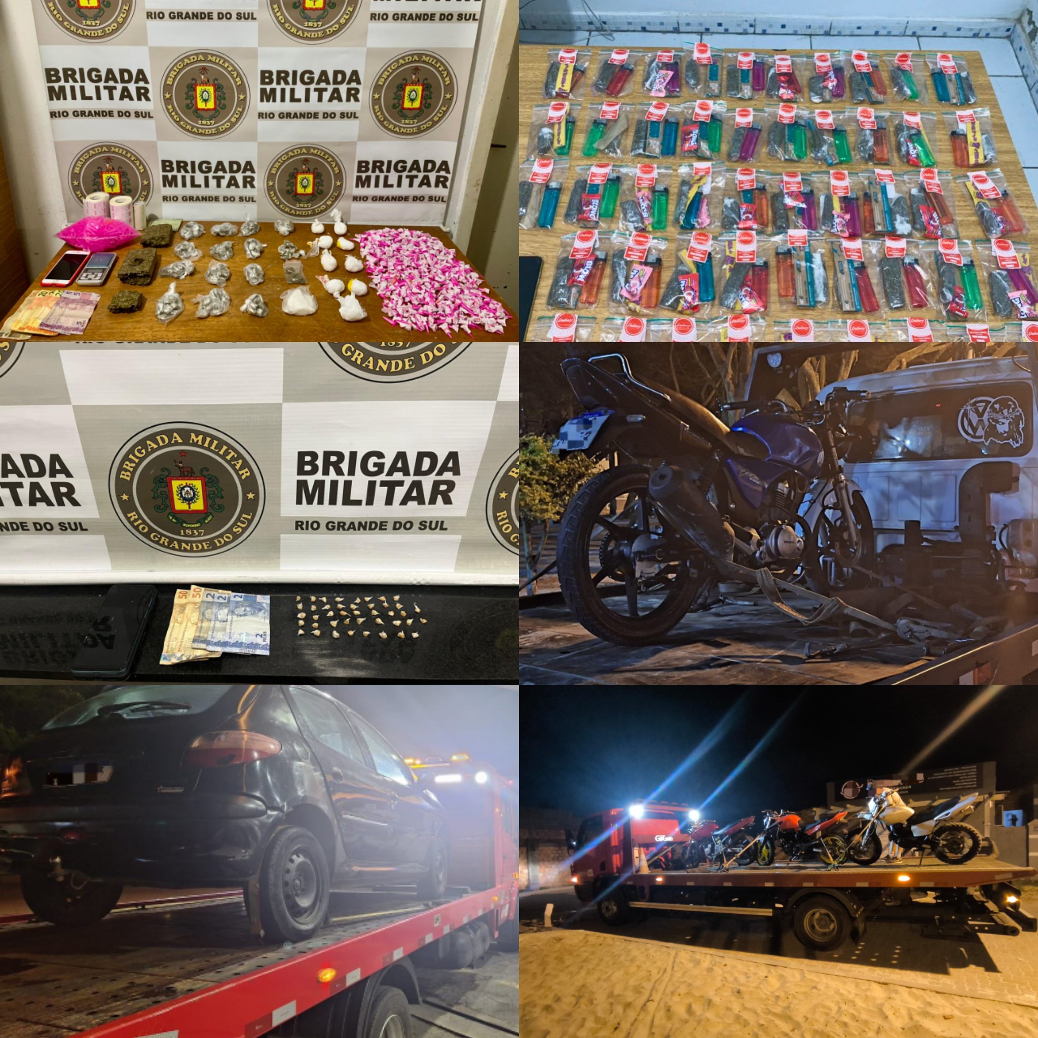 Brigada Militar realiza ações e apreende mais de 850 porções de drogas no Litoral Norte