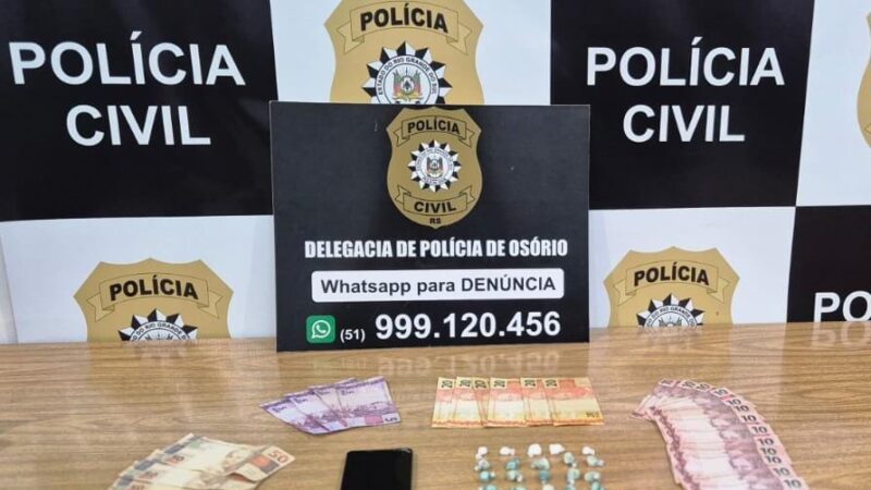 POLÍCIA CIVIL REALIZA NOVA AÇÃO CONTRA NARCOTRÁFICO EM OSÓRIO