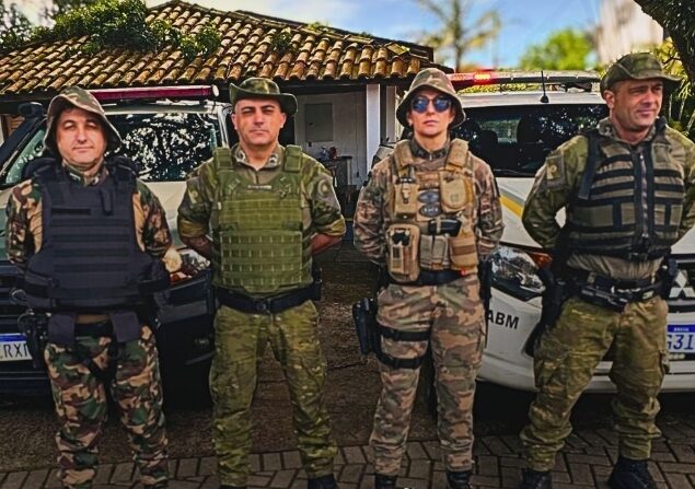 Brigada Militar realiza ações ambientais em conjunto com a Polícia de Santa Catarina e resgata animal silvestre em Tramandaí