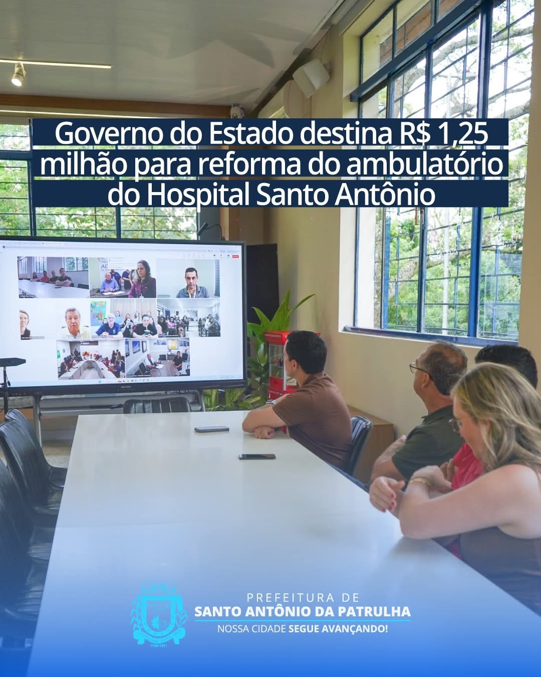 O Governo do Estado destina R$ 1,25 milhão para reforma do ambulatório do Hospital Santo Antônio