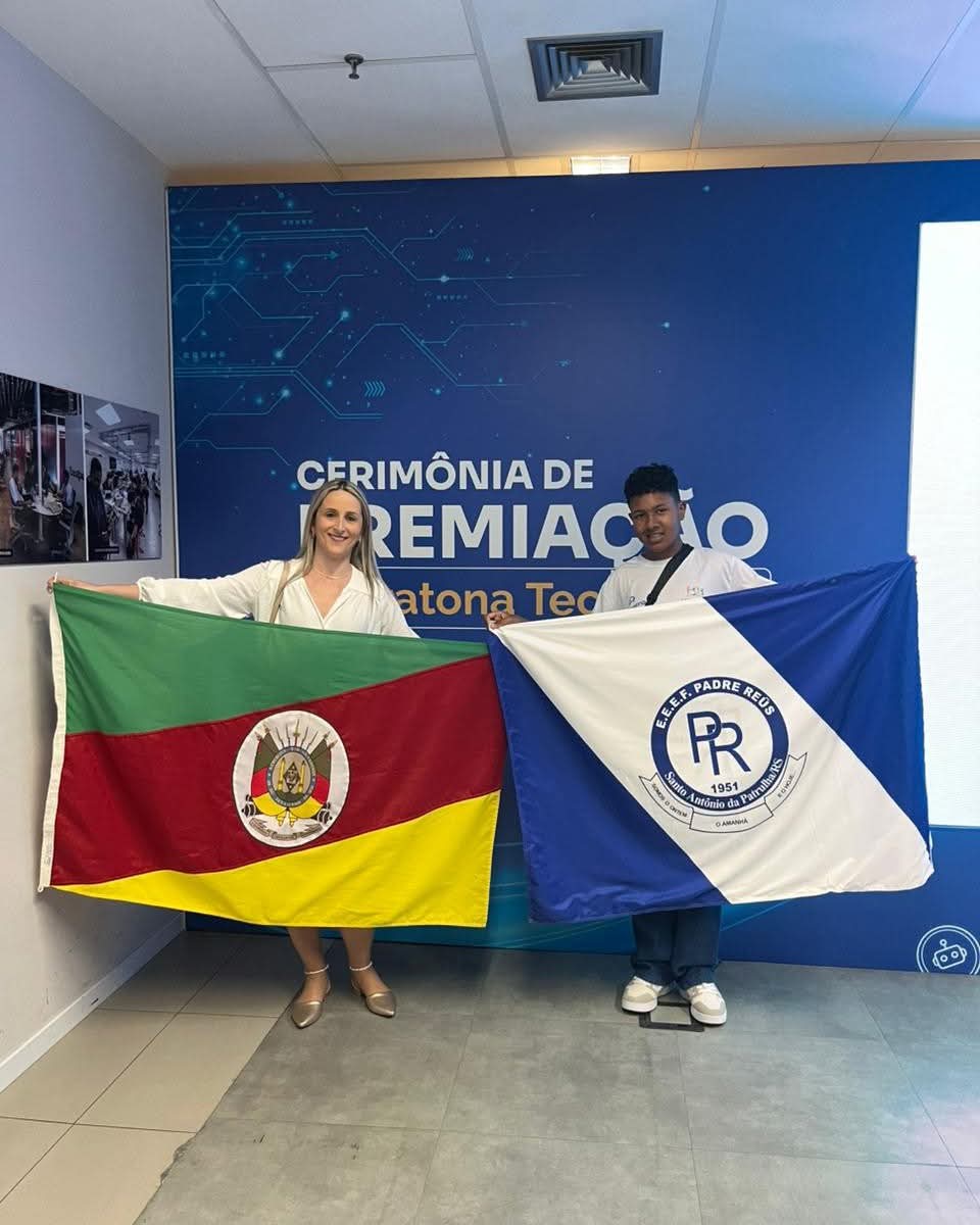 Escola Padre Reus, de Santo Antônio da Patrulha, ganha Ouro, Bronze e título de Escola Destaque na maior competição de tecnologia do Brasil