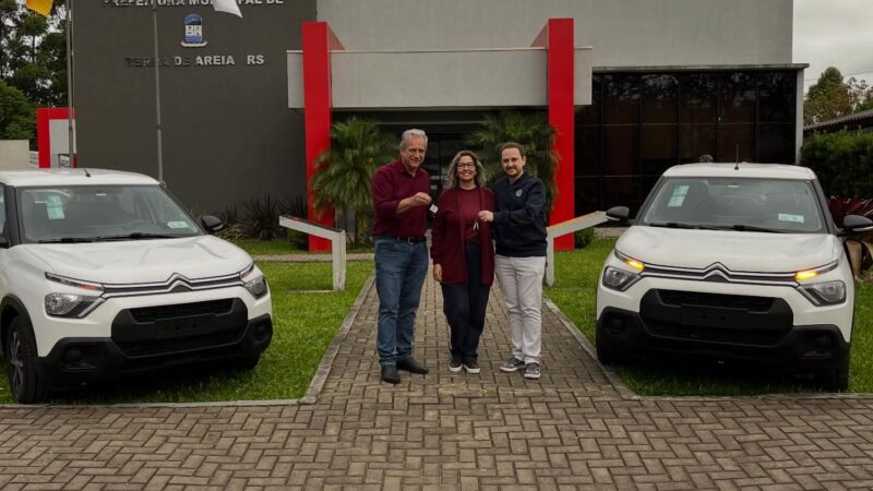 Terra de Areia reforça Assistência Social com aquisição de dois novos veículos